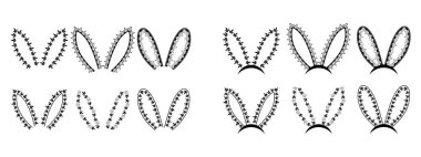 Marihuanalı Paskalya tavşanı vektör illüstrasyonunu bırakır