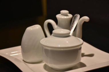 Çin lokantasında çay seremonisi.