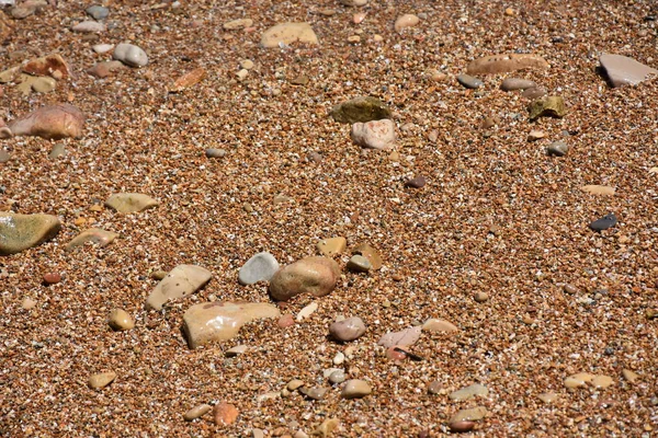 Sea Stones Beach Texture Background — 스톡 사진