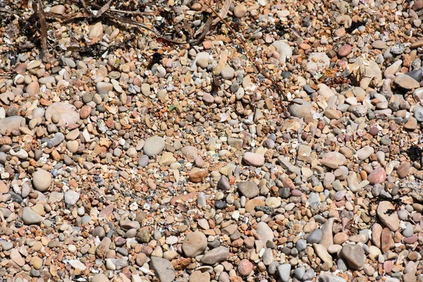 Sea Stones Beach Texture Background — Stock Photo, Image