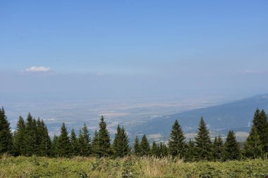 beautiful landscape and mountains and sky
