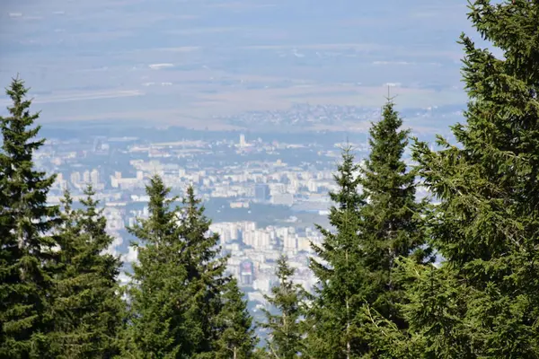 Vackert Landskap Och Berg Och Himmel — Stockfoto