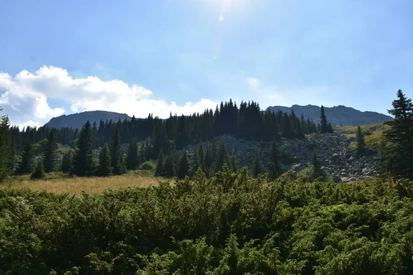 美丽的风景 高山和天空 — 图库照片