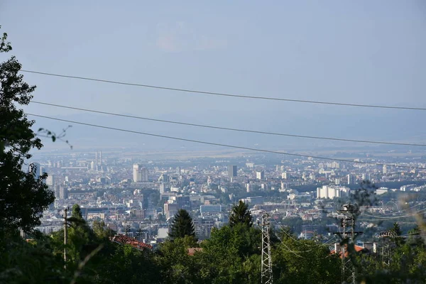 Όμορφο Τοπίο Και Χωριό Και Ουρανός — Φωτογραφία Αρχείου