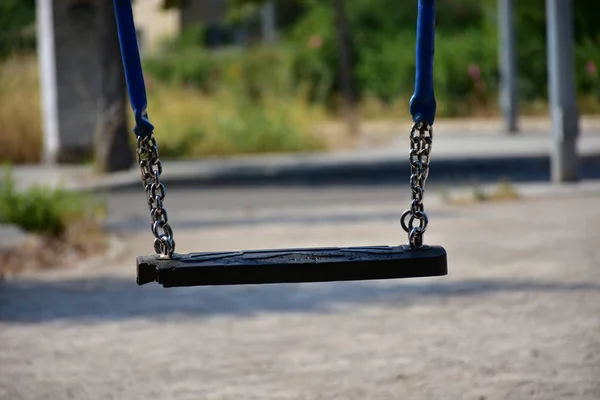 Swing Summer Park — Stock Photo, Image