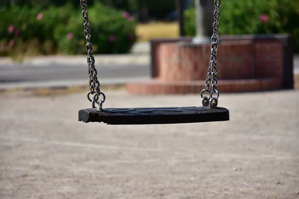 Swing Summer Park — Stock Photo, Image