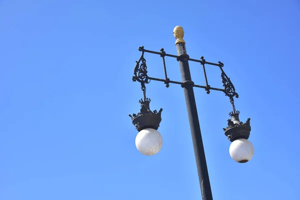 Вулична Лампа Проти Неба — стокове фото