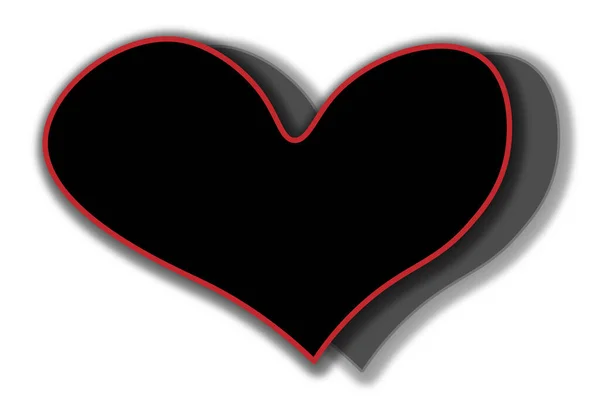 Illustration Heart White Background — Stock Photo, Image