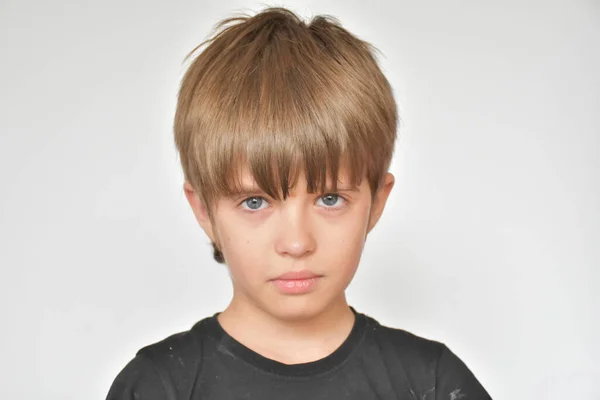 Beautiful Portrait Little Boy Smile — Stock Photo, Image