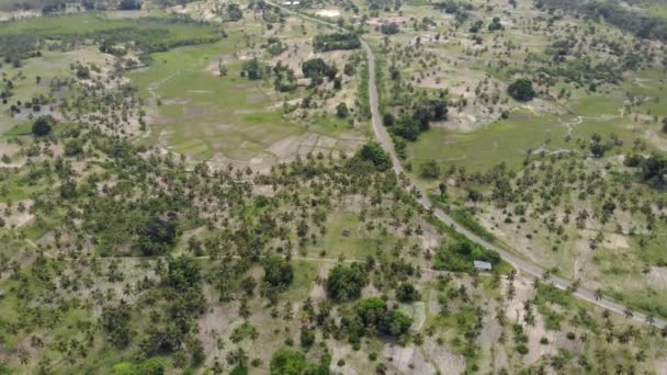 Vue aérienne de la ligne de côte au nord de l'île de Pemba à Zanzibar Tanzanie, océan indien