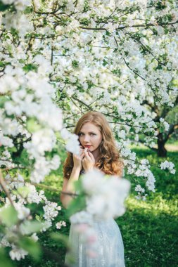  Bir kız bir elma bahçesi