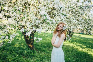  Bir kız bir elma bahçesi