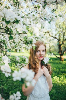  Bir kız bir elma bahçesi