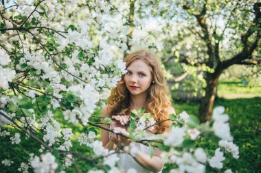  Bir kız bir elma bahçesi