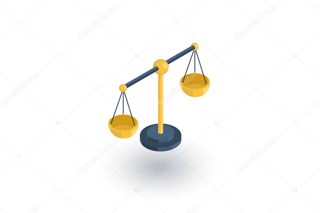justice and law symbol icon
