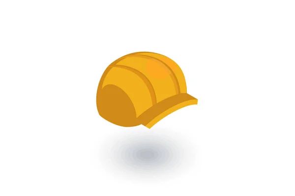 Bouw symboolpictogram helm — Stockvector