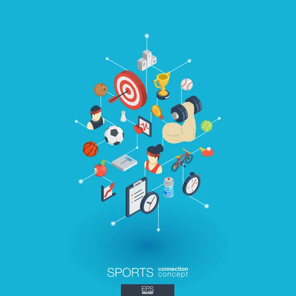 Sport web iconen — Stockvector