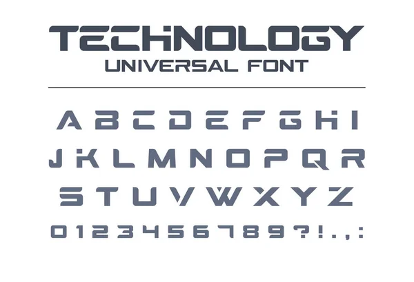 Универсальный шрифт — стоковый вектор