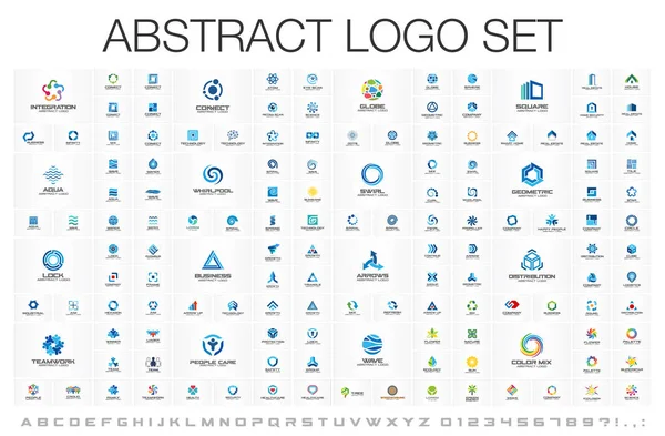 Set logo aziendale — Vettoriale Stock