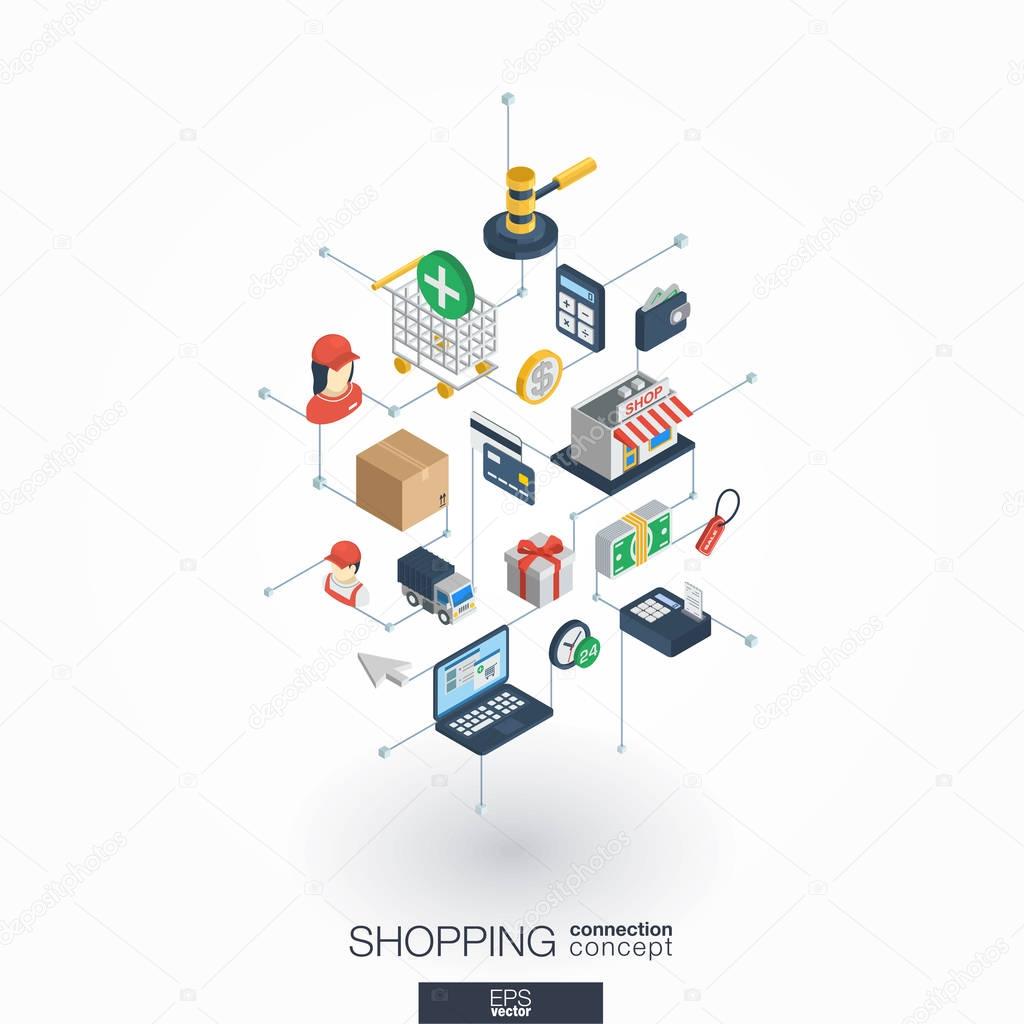 Shopping web icons