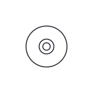 Kompakt disk, Cd ince çizgi simgesini. 