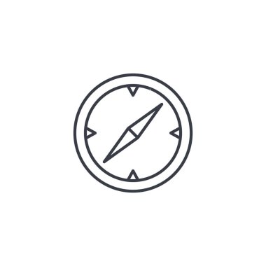 Pusula, gezinti ince çizgi simgesini. 