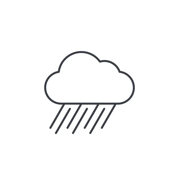 Chmura deszcz, burza – Pogoda — Wektor stockowy