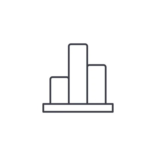 Gráfico gráfico, diagrama estatístico —  Vetores de Stock