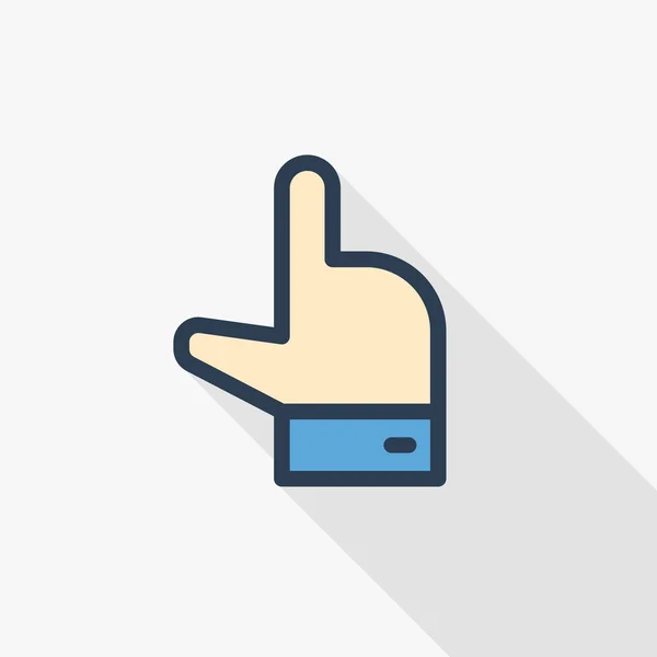 Hand mit Zeigefinger-Symbol — Stockvektor