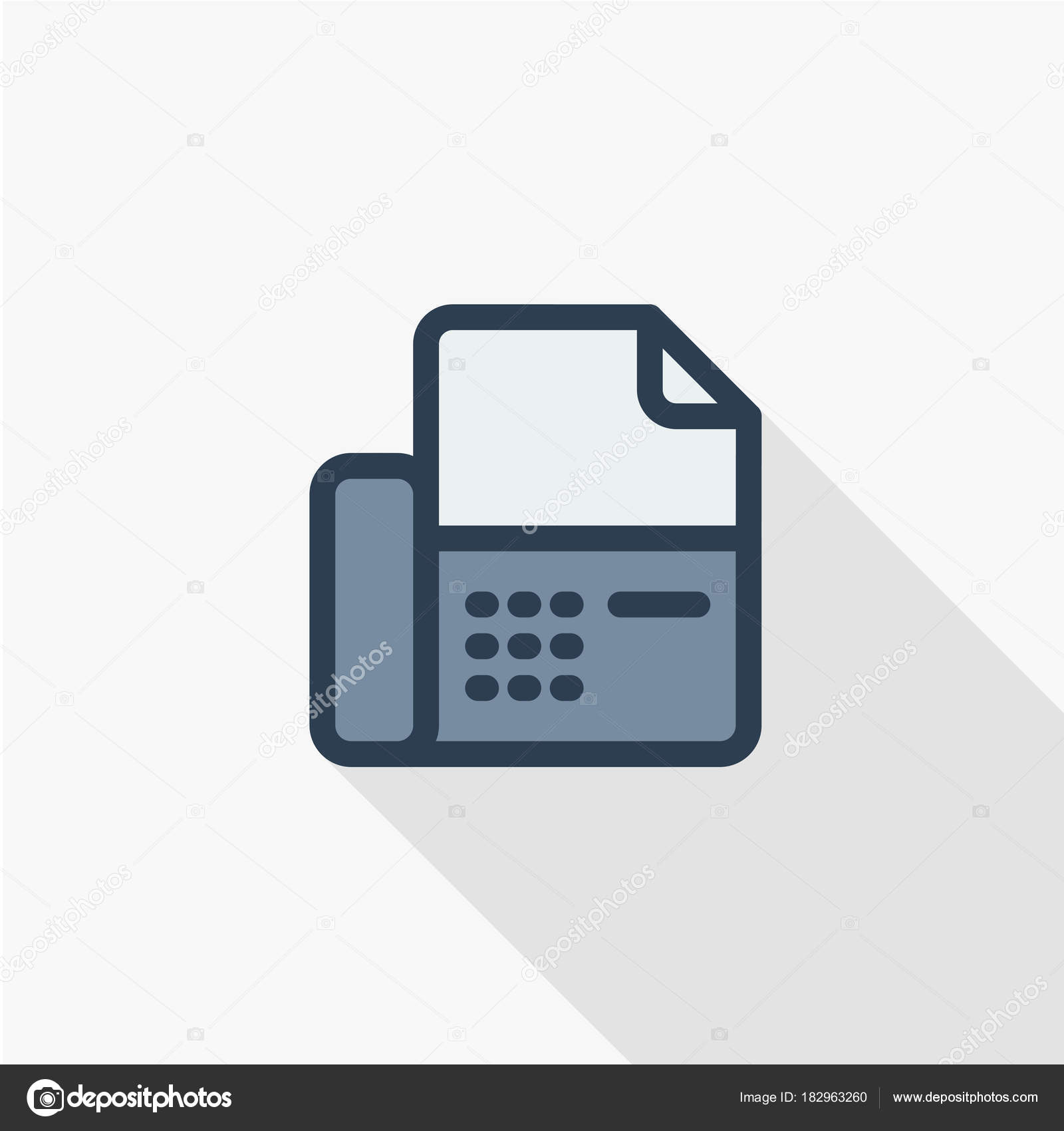 Telephone Fax Icon Vector Image By C R Hilch Vector Stock Telephone Fax Icon Vector Image By C R Hilch Vector Stock