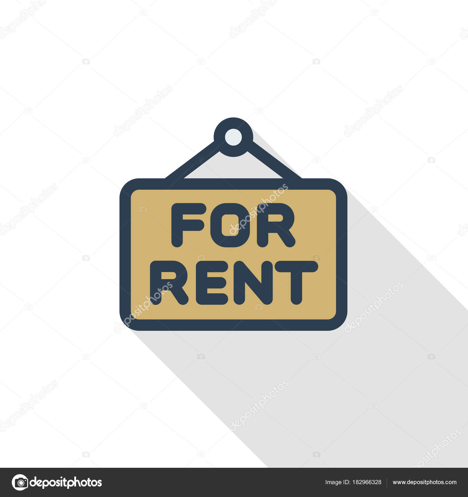 Rent board icon Stock Vector Image by ©r.Hilch #182966328