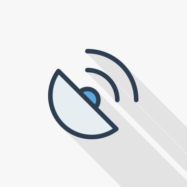 Uydu çizgisi simgesi