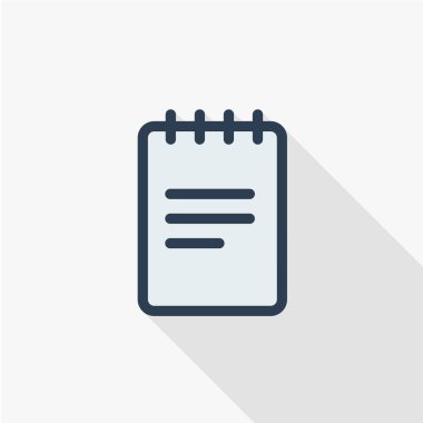 Kağıt not defteri simgesi