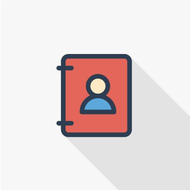 Kişiler, adres defteri simgesini