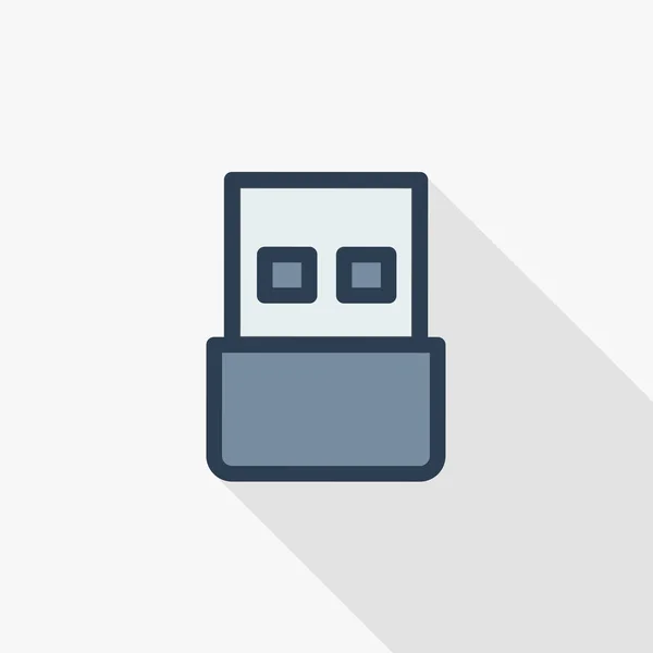 Icono de unidad flash USB — Vector de stock