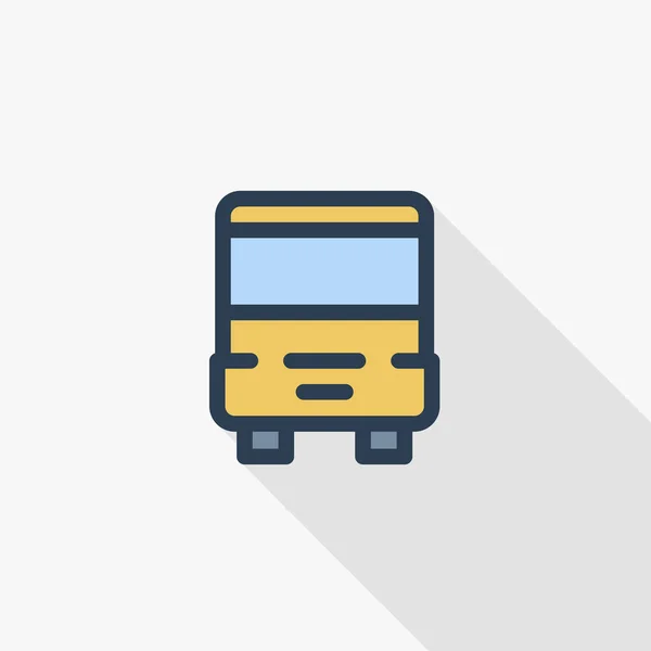 Icono del autobús de pasajeros — Vector de stock