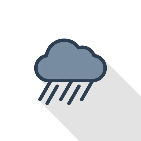 Ikona chmura deszcz — Wektor stockowy