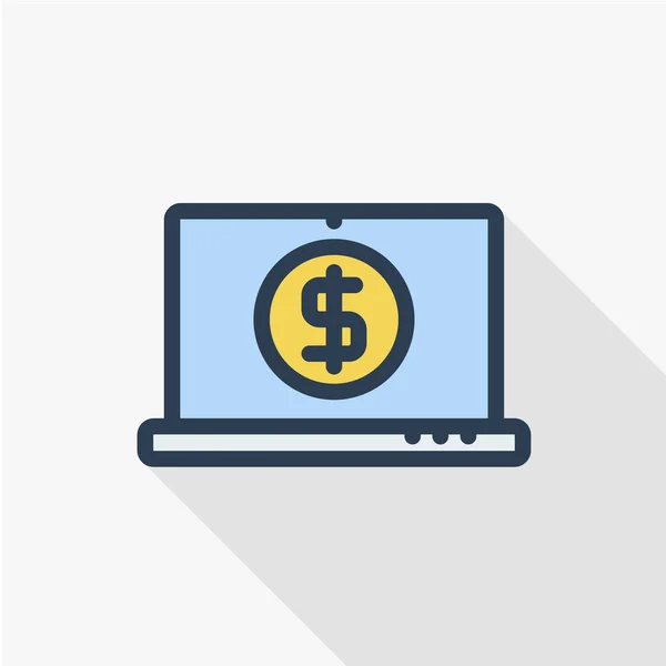 Online mobil fizetési ikon — Stock Vector