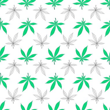 Beyaz arka planda kenevir pürüzsüz desen.