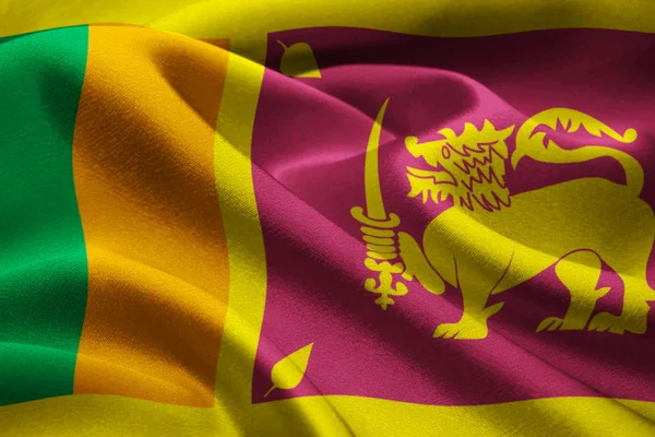 Flagge von sri lanka — Stockfoto