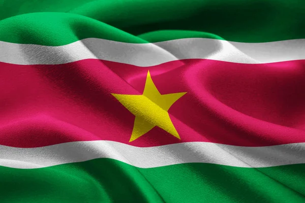 Bandeira do suriname — Fotografia de Stock