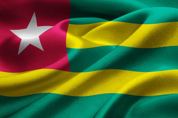 Bandiera del Togo — Foto Stock