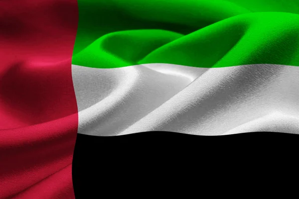 Flag of United Arab Emirates — Stock Photo, Image