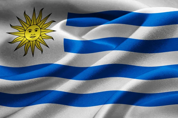 Drapeau de l'Uruguay — Photo