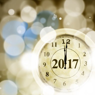 Sayı 2017 ile klasik saat