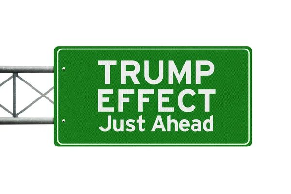 Πινακίδα με κείμενο του Trump επίδραση — Φωτογραφία Αρχείου