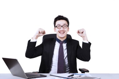 Başarı Arap iş stüdyo için