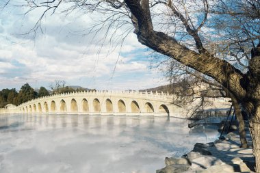 Yaz Sarayı'nda imparatorluk Bahçe Bridge'de