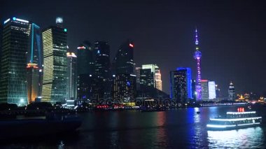  Shanghai gökdelenler geceleri