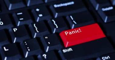 El presleri kırmızı panik düğmesi